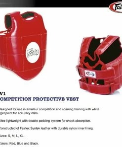 Body & Thigh Protectors Fairtex "Competition" Protective Vest - PV1