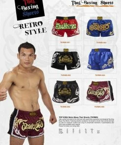 Muay Thai Shorts TOP KING MUAY THAI KICKBOXING SHORTS -TKTBS-094
