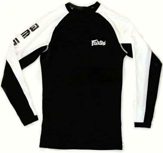 Fairtex "BE INSPIRED" Long Sleeve Rashguard - RG1 - 80% Polyester 20% Spandex