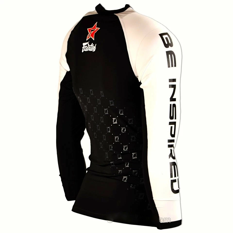 Fairtex "BE INSPIRED" Long Sleeve Rashguard - RG1 - 80% Polyester 20% Spandex