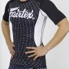 Fairtex Short Sleeve Rashguard - RG5 - Black & White - Ideal For MMA Training And Competition