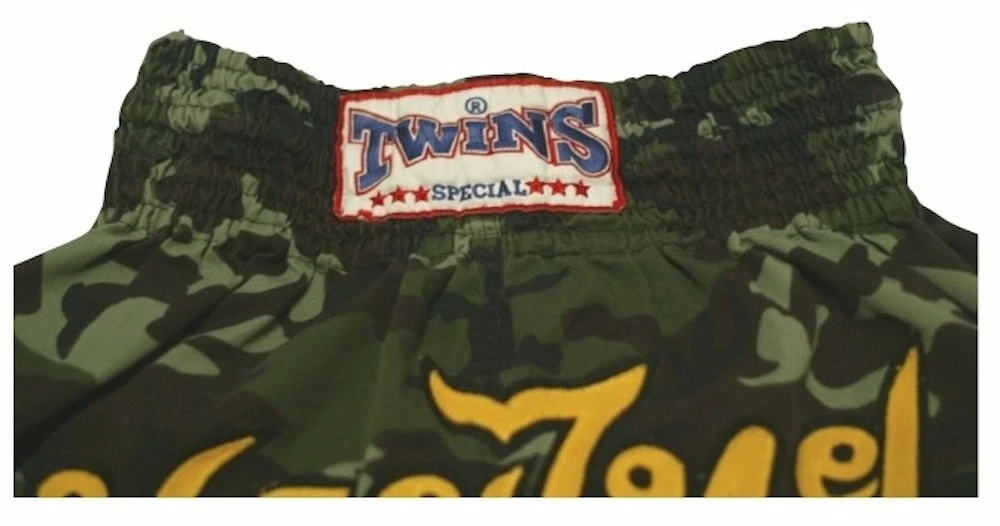 Twins Special "CAMOUFLAGE" Muay Thai Kickboxing Shorts - TBS-34