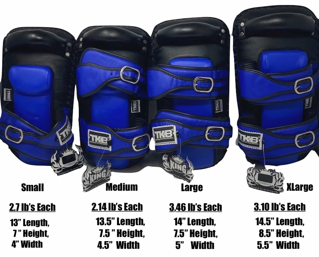 Top King "SUPER" Curved Thai Kicking Pads -TKKPS