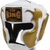 Protection Top King "EMPOWER CREATIVITY" Headgear - TKHGEM-01-GD (WHITE)