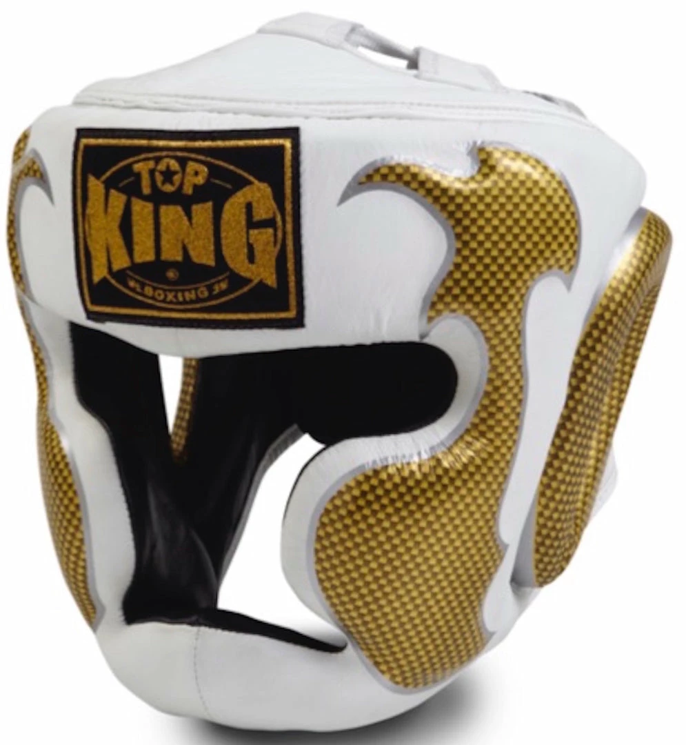 Protection Top King "EMPOWER CREATIVITY" Headgear - TKHGEM-01-GD (WHITE)