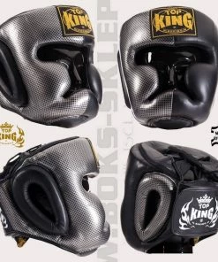Protection Top King "EMPOWER CREATIVITY" Head Guards - TKHGEM-02-Black/Silver