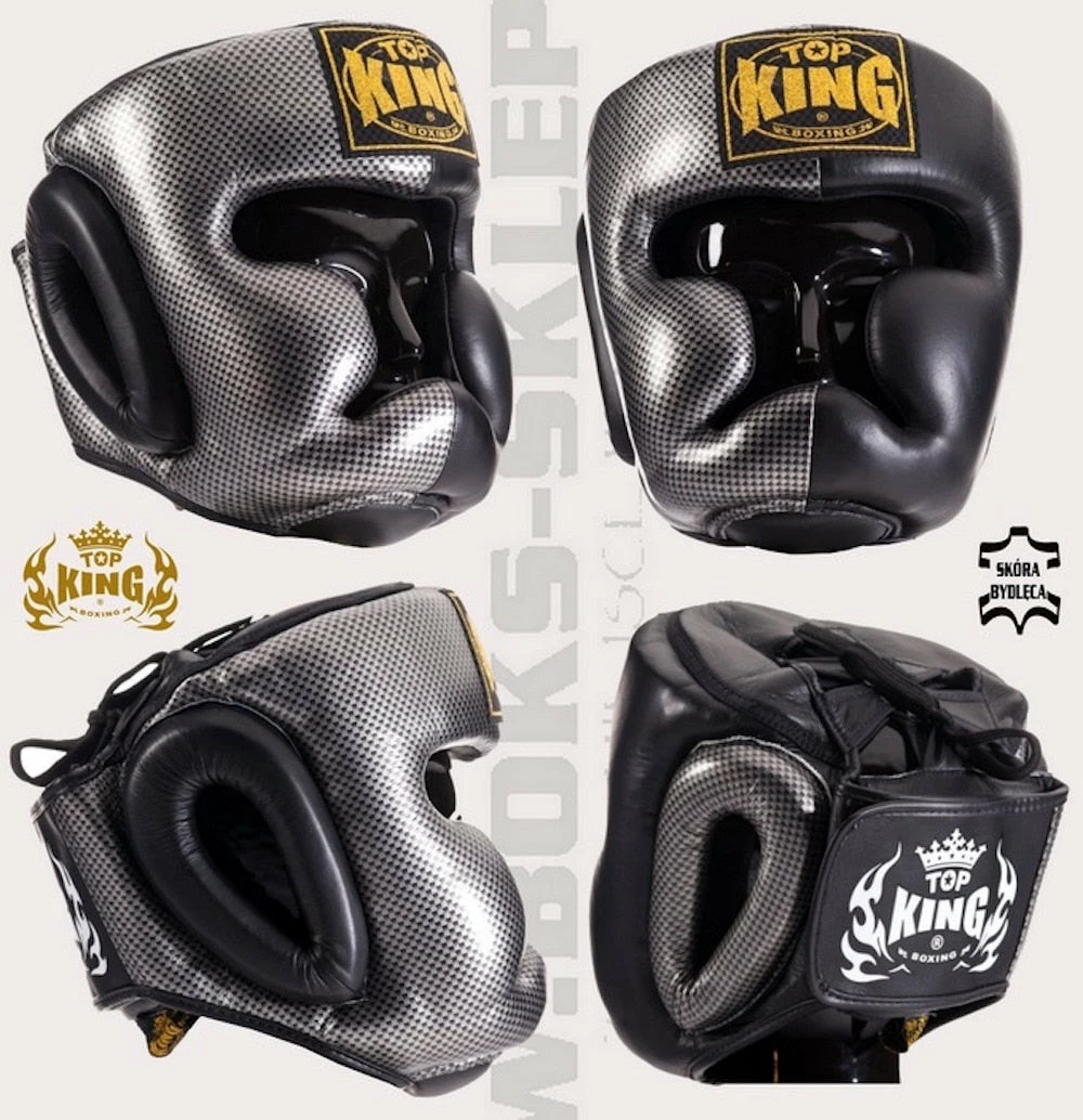 Protection Top King "EMPOWER CREATIVITY" Head Guards - TKHGEM-02-Black/Silver