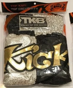 Muay Thai Shorts Top King "KICK-BOXING" K-1 BOXING Trunks - TKKBT-016 - Popular And Trendy Style!!