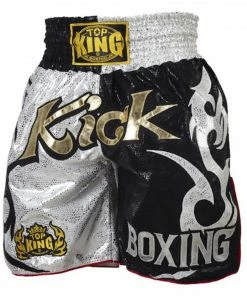 Muay Thai Shorts Top King "KICK-BOXING" K-1 BOXING Trunks - TKKBT-016 - Popular And Trendy Style!!