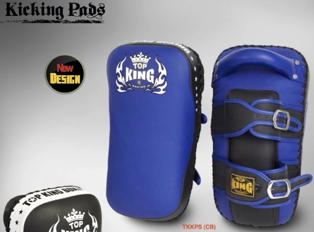 Top King "SUPER" Curved Thai Kicking Pads -TKKPS
