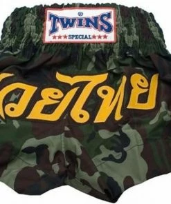 Twins Special "CAMOUFLAGE" Muay Thai Kickboxing Shorts - TBS-34