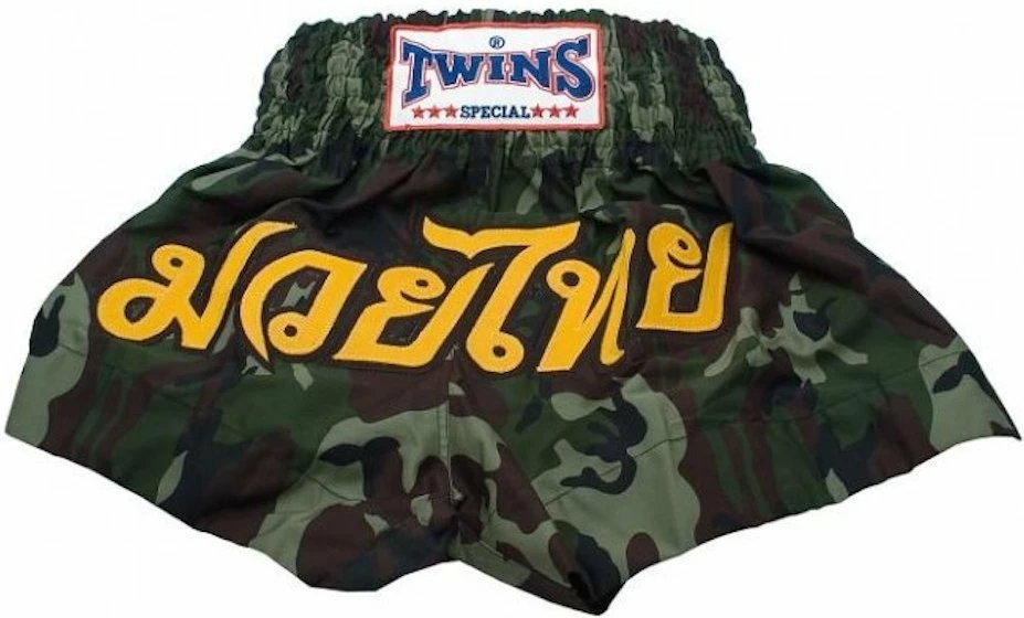 Twins Special "CAMOUFLAGE" Muay Thai Kickboxing Shorts - TBS-34