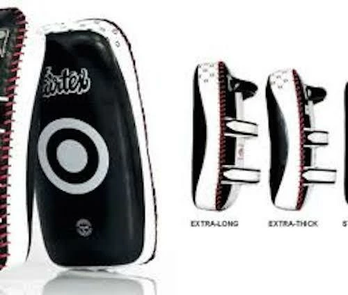 Pads & Mitts Fairtex "EXTRA LONG" Muay Thai Kickboxing Curved Pads - KPLC4 - Sold As Pair