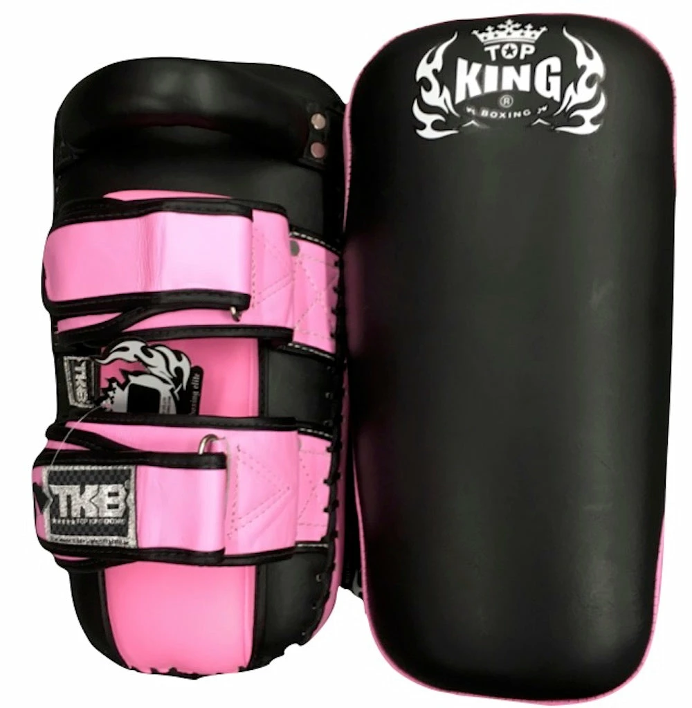 Top King "SUPER" Curved Thai Kicking Pads -TKKPS