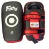 Fairtex Muay Thai Kickboxing Lightweight Thai Pads - KPLC5 - Black/Red - Sold As A Pair