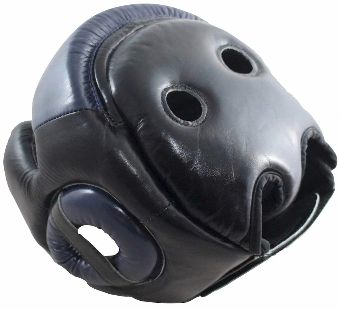 Fairtex Padded Top Diagonal Vision Headgear - HG13PD - Genuine Leather