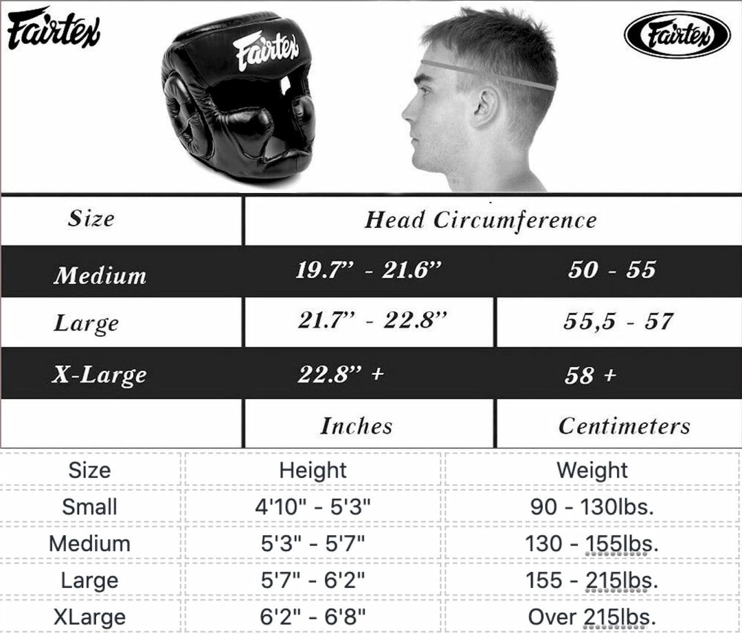 Fairtex Padded Top Diagonal Vision Headgear - HG13PD - Genuine Leather