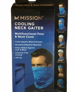 Mission Cooling Neck Gaiter - Blue Color Multifunctional Face & Neck Cover
