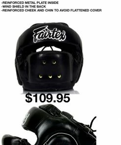 Fairtex Full Face Headgear - Wide Vision - Microfiber Material - HG14 Protection