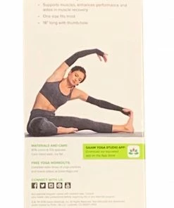Gaiam Yoga Compression Thigh-High Leg Sleeves - All Day Support & Relief