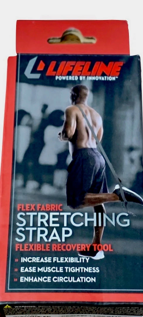 Accessories Lifeline Flex Fabric Stretching Wrap - Black Color