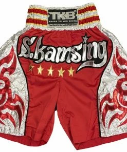 Muay Thai Shorts Top King "S.KAMSING STAR" K-1 Boxing Trunks - TKKBT-018