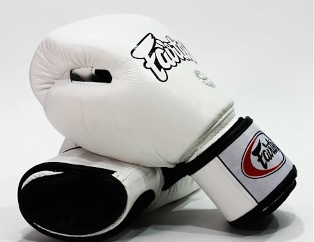 Fairtex Muay Thai Style Training Boxing Gloves - BGV1 - Made In Thailand W/ Genuine Top Grain Leather.