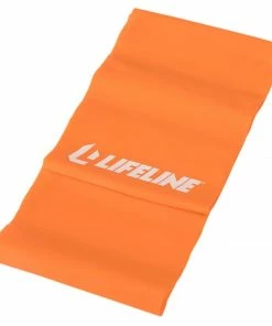 Lifeline Flat Band-LEVEL 2 Light - Rubber Resistance Tool For Stamina + Strength -Orange Color Accessories