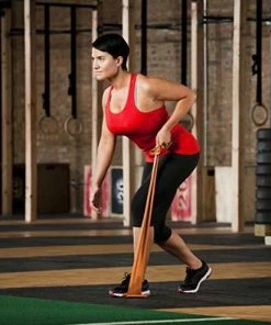 Lifeline Flat Band-LEVEL 2 Light - Rubber Resistance Tool For Stamina + Strength -Orange Color Accessories