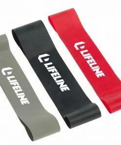 Accessories Lifeline Flat Band Loops Kit - 3 Resistance Levels - Versatile Resistance System