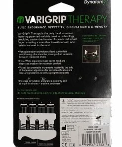 Dynatomy Varigrip Therapy Adjustable Tension Grip Exerciser - Increases Circulation, Endurance, Dexterity, And Strength
