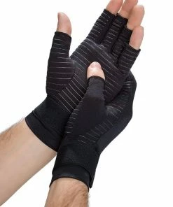 Copper Fit Hand Relief Compression Gloves - Helps Relieve Stiffness & Soreness In Your Wrist - As Seen On TV -