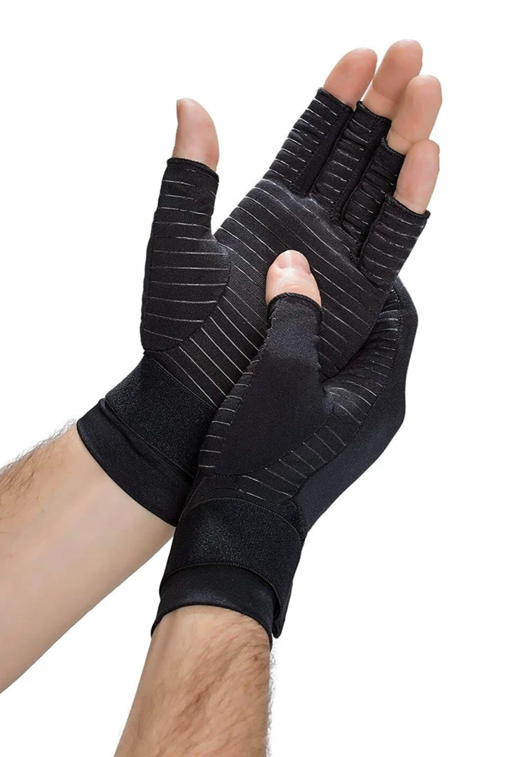 Copper Fit Hand Relief Compression Gloves - Helps Relieve Stiffness & Soreness In Your Wrist - As Seen On TV -
