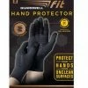 Copper Fit Guardwell Hand Protector Gloves - Black - One Pair