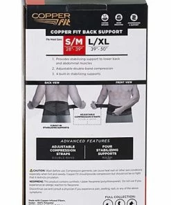 Copper Fit Copper Infused Back Pro Compression & Support