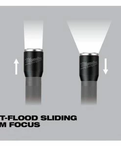 Accessories Milwaukee USB Rechargable 1100-Lumen Twist Focus Flashlight