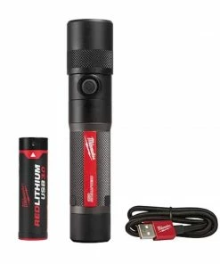 Accessories Milwaukee USB Rechargable 1100-Lumen Twist Focus Flashlight