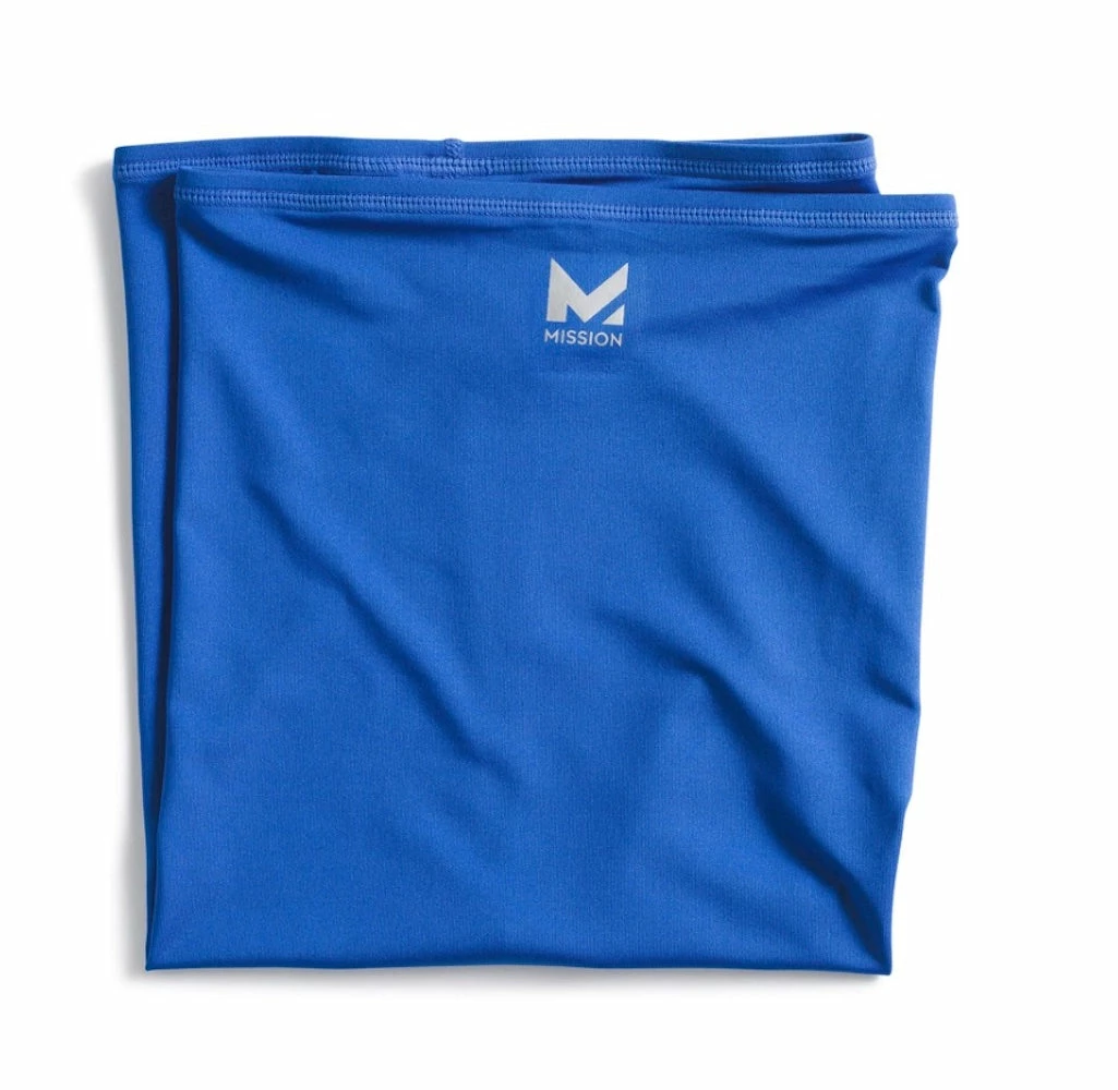 Mission Cooling Neck Gaiter - Blue Color Multifunctional Face & Neck Cover