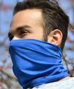 Mission Cooling Neck Gaiter - Blue Color Multifunctional Face & Neck Cover