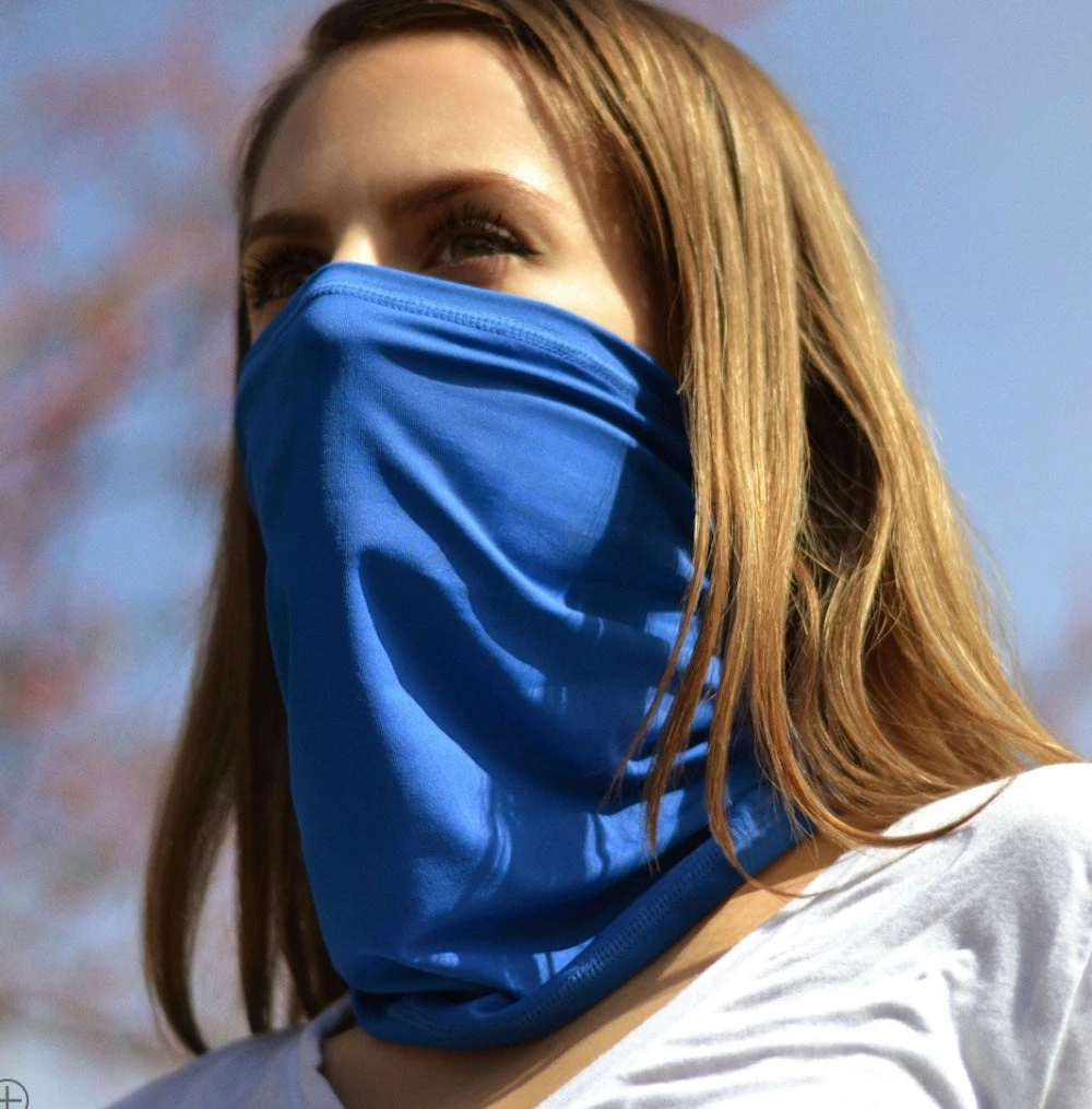 Mission Cooling Neck Gaiter - Blue Color Multifunctional Face & Neck Cover