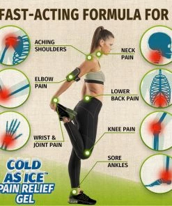 Hempvana Cold As Ice Clear Pain Relief Gel 4 Oz.