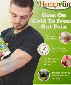 Hempvana Cold As Ice Clear Pain Relief Gel 4 Oz.