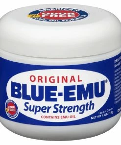 Accessories Blue-Emu Super Strength Cream - 4oz -Odor Free,Fast Acting,Non-Irritating,Deep Penetrating