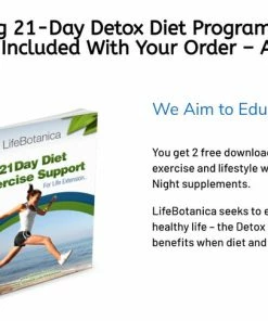 LifeBotanica LifeBotonica Detox Complete Herbal Supplement - Day & Night Detoxification Accessories