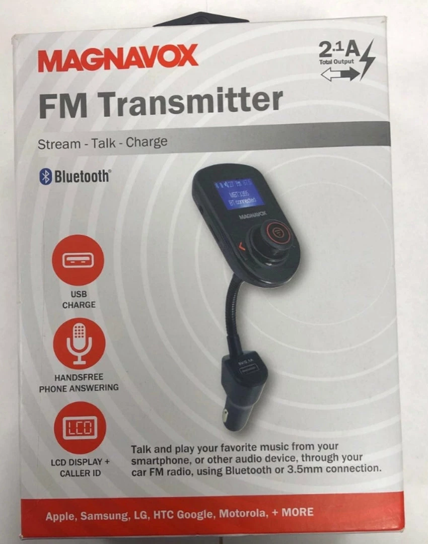 Accessories Magnavox FM Transmitter MTB3355 - Stream, Talk, Charge