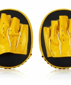 Fairtex Speed & Accuracy Focus Mitts - FMV15 - Black/Gold Pads & Mitts