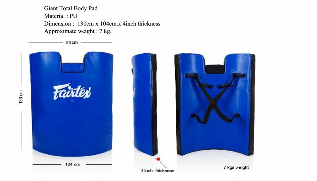 Pads & Mitts Fairtex Body Shield Pad - LKP3 - Covers 80% Of The Trainers Body