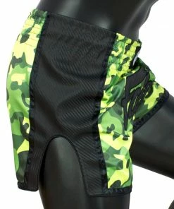 FAIRTEX SLIM CUT MUAY THAI SHORTS - BS1710 - Green Camo