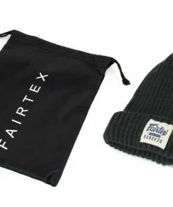 Fairtex Beanie Winter Hat - BN6 - Black - Nylon Bag Packaging Included