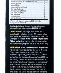 Zantrex Black Weight Loss Dietary Energy Supplement Pills - 84 Count Accessories